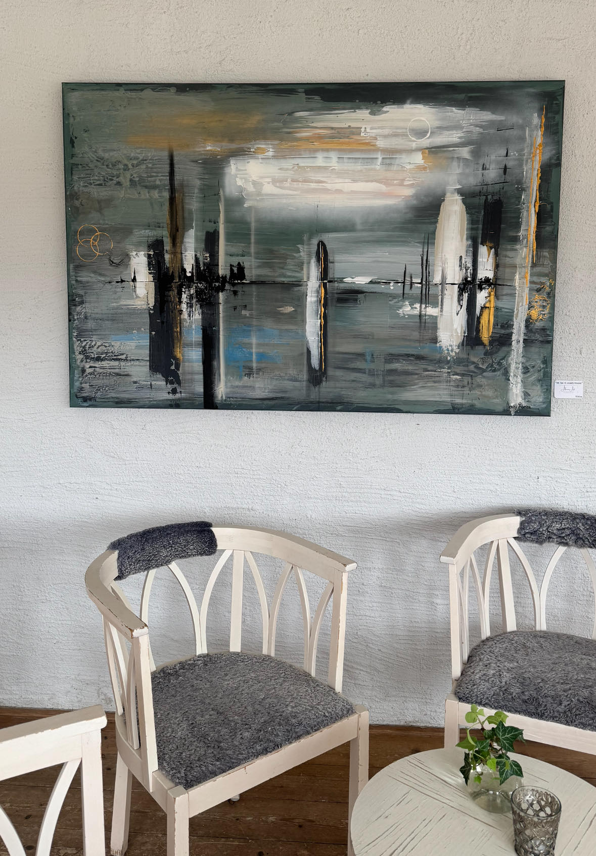 "The sun is always shining"  (h 100cm w 150cm)