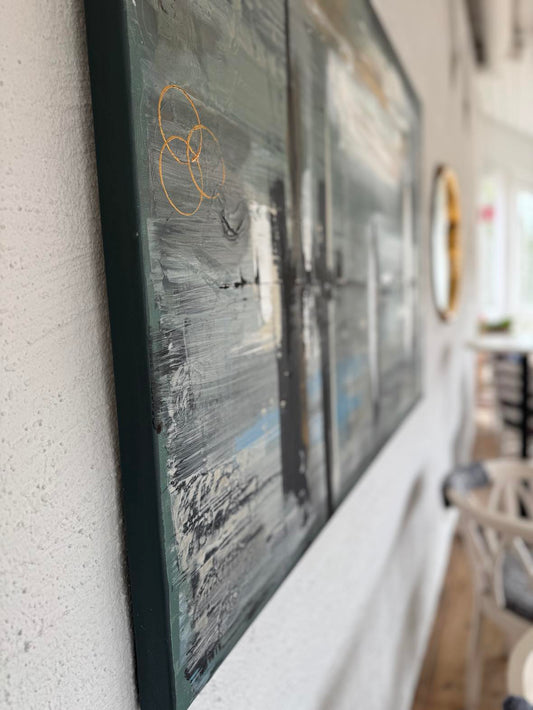 "The sun is always shining"  (h 100cm w 150cm)