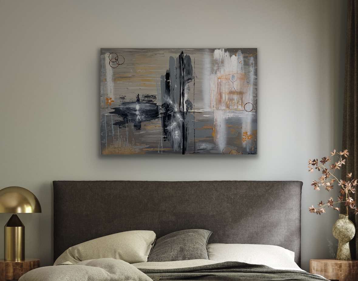 "Embrace the uncomfort" (h 80cm w 120cm)