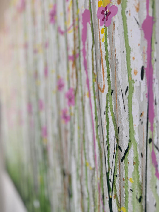 "Law of gestation" ( h 80cm w 120cm) text om tavlan behövs