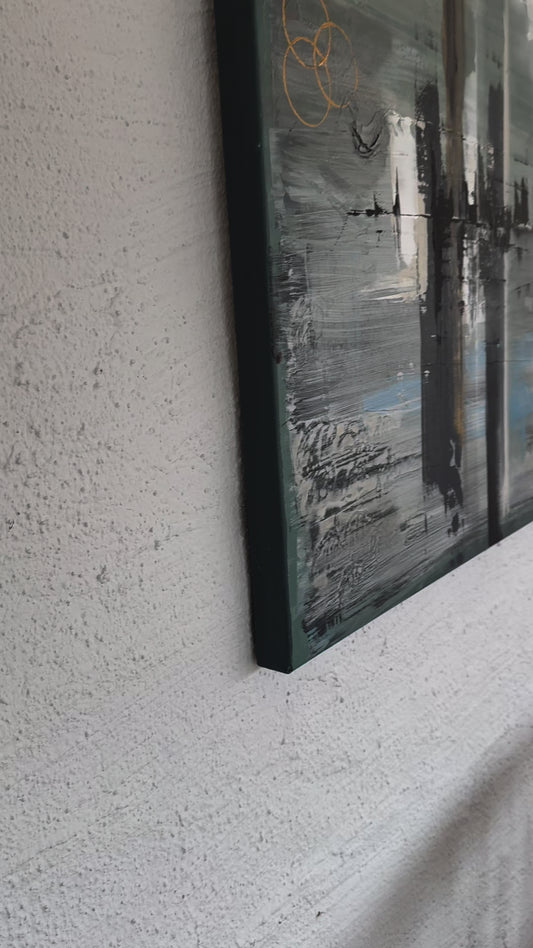 "The sun is always shining"  (h 100cm w 150cm)